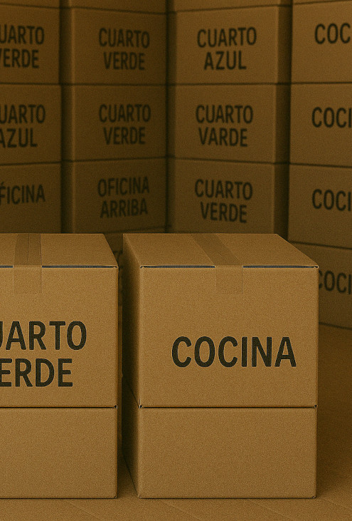 Cajas etiquetadas